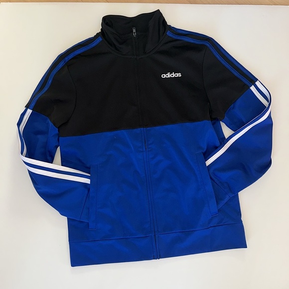 ADIDAS  like new zip front track suit (jacket and pants) - Picture 6 of 14
